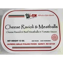 Alfredo Frozen Entrees - Ravioli & Meatballs