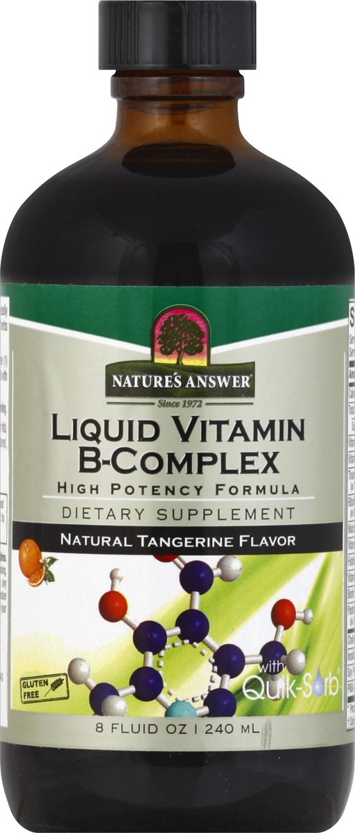 slide 3 of 3, Nature's Answer Liquid Vitamin B-Complex, 8 fl oz