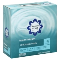 slide 1 of 1, Signature Home Ultra 2x Laundry Detergent Mountain Fresh Powder, 156 oz