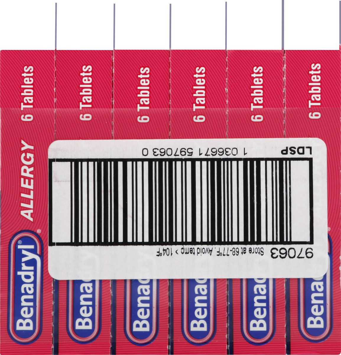 slide 9 of 11, Benadryl Allergy, Tablets, 1 ct