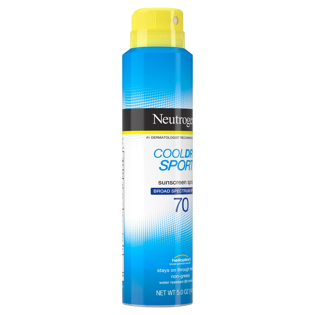 slide 3 of 6, Neutrogena Cool Dry Sport Water Resistant Sunscreen Spray - SPF 70, 5 oz