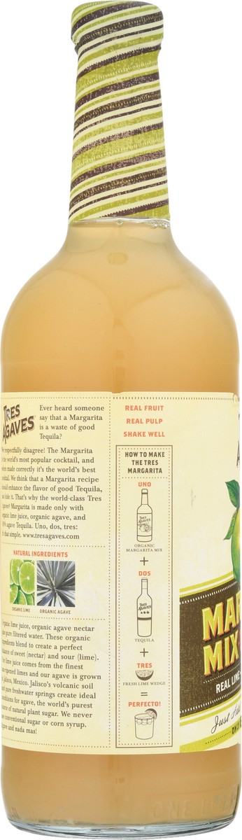 slide 5 of 14, Tres Agaves Organic Lime Margarita Mix, 1 Liter Bottle, 1 liter