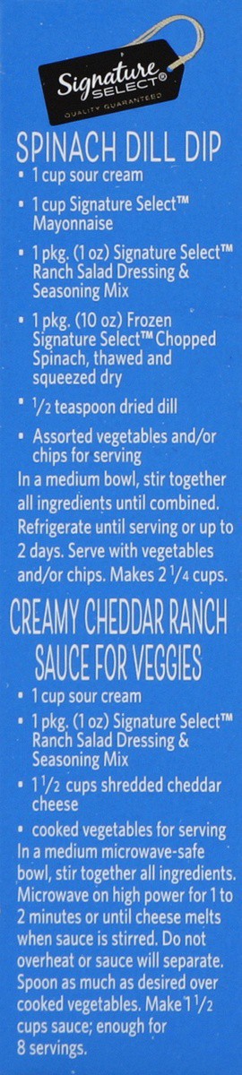 slide 4 of 7, Signature Select Salad Dressing & Seasoning Mix 4 ea, 4 ct