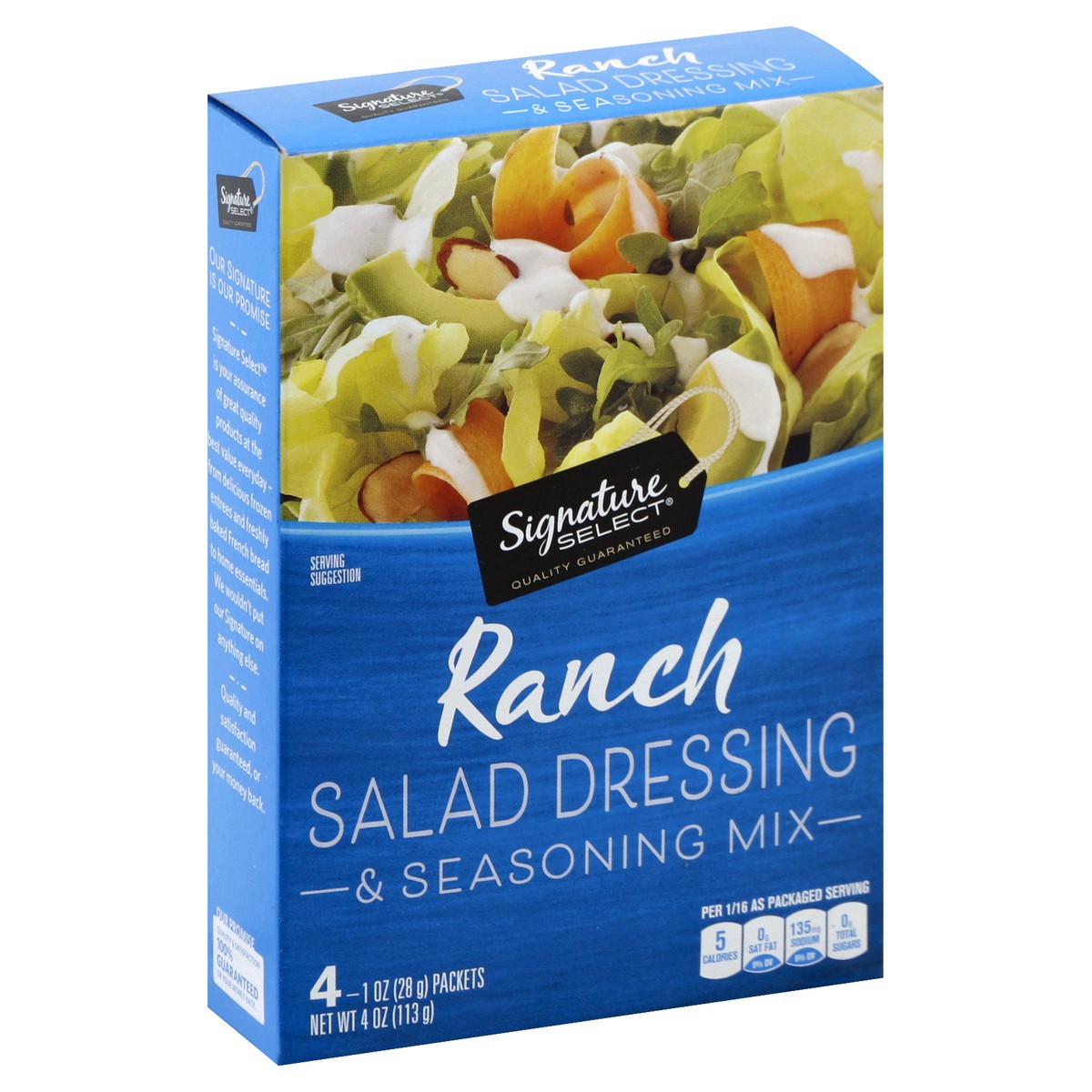 slide 1 of 7, Signature Select Salad Dressing & Seasoning Mix 4 ea, 4 ct