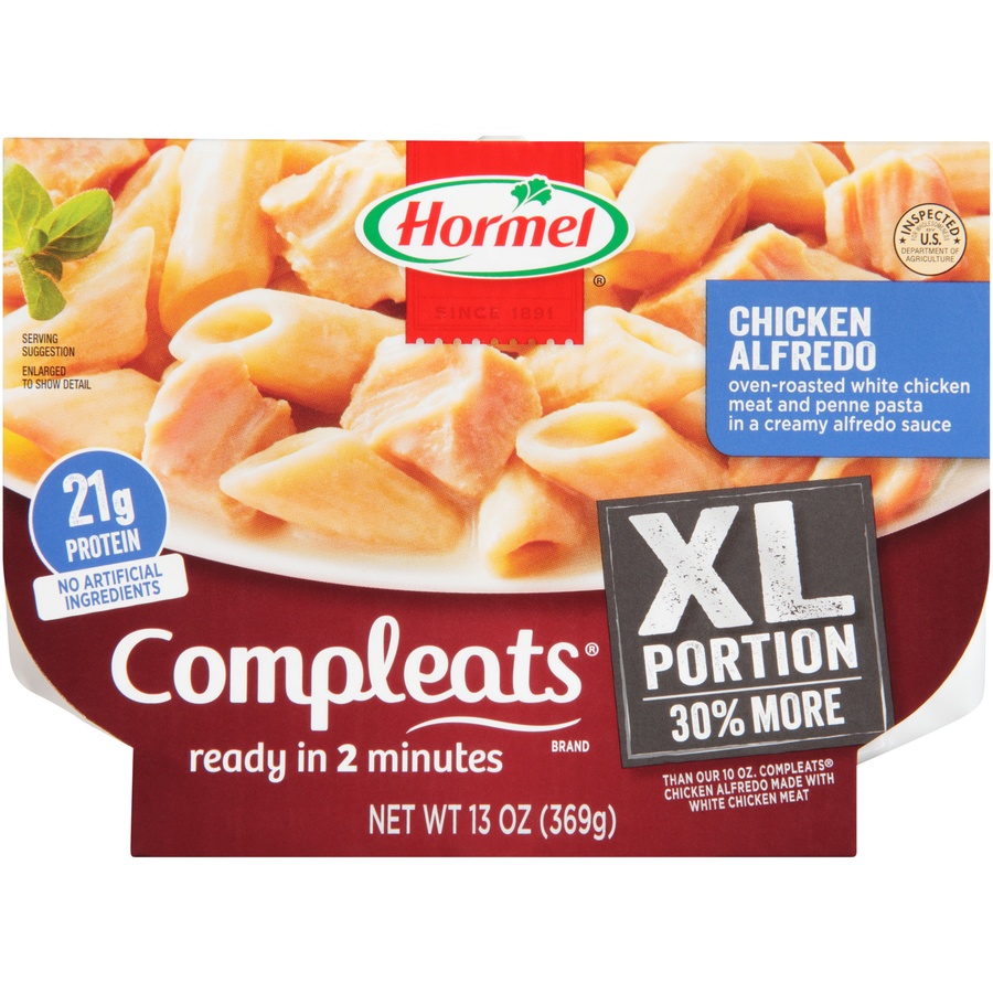 slide 1 of 6, Hormel Compleats Chicken Alfredo, 13 oz