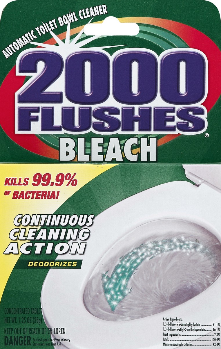 slide 2 of 4, 2000 Flushes Toilet Bowl Cleaner 1.25 oz, 1.25 oz