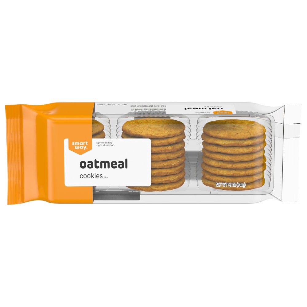 slide 2 of 2, Smart Way Oatmeal Cookies, 12 oz
