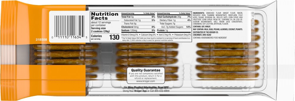 slide 1 of 2, Smart Way Oatmeal Cookies, 12 oz