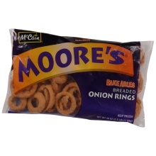 slide 1 of 1, Moore's ''Bakeable'' Onion Rings, 40 oz