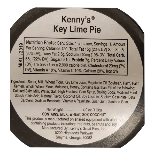 slide 4 of 5, Kenny's Mini Pie, Key Lime 4oz., 4 oz