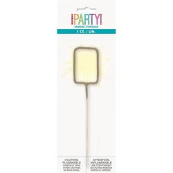 Unique Industries Number 0 Sparkler Flame Cake Candle