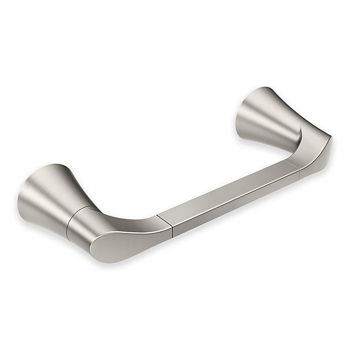 slide 1 of 2, Moen Danika Pivoting Wall Mount Toilet Paper Holder - Brushed Nickel, 1 ct