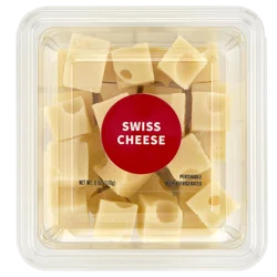 Upper Cut Cubed Swiss Cheese