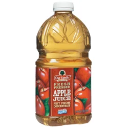 Our Family Fresh Pressed Apple Juice - 64 oz