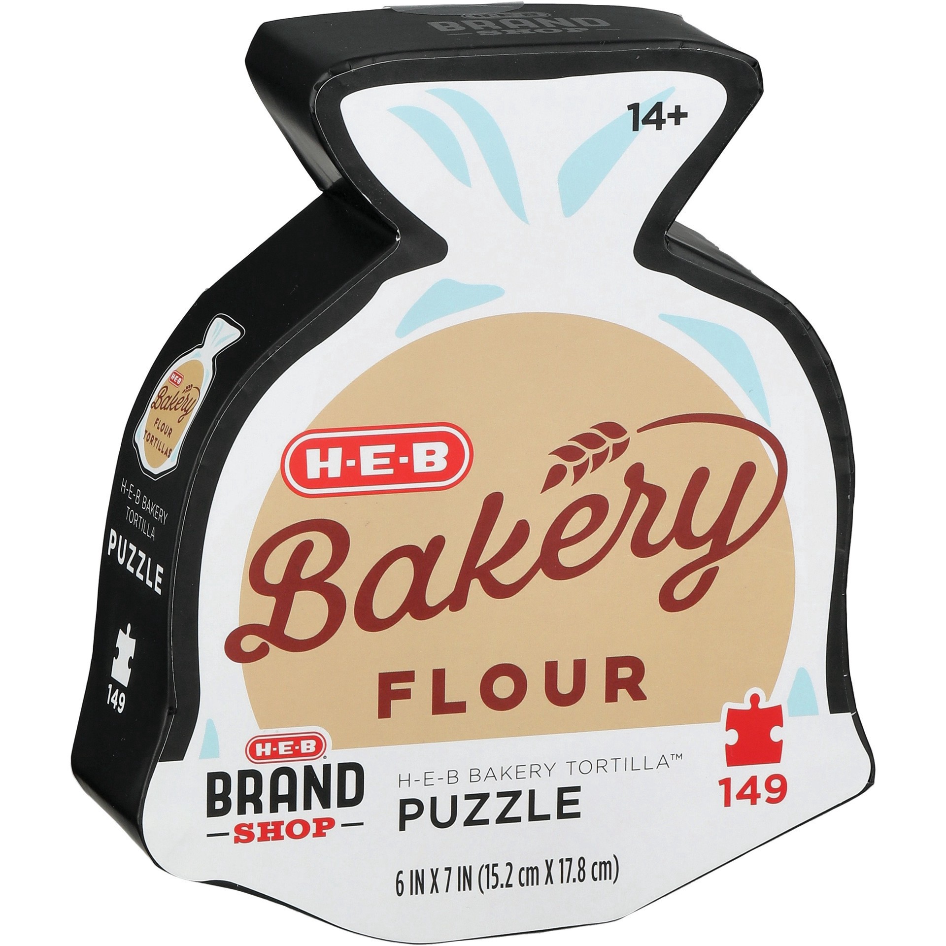 slide 1 of 1, H-E-B Brand Shop Bakery Flour Tortilla Puzzle, 149 ct
