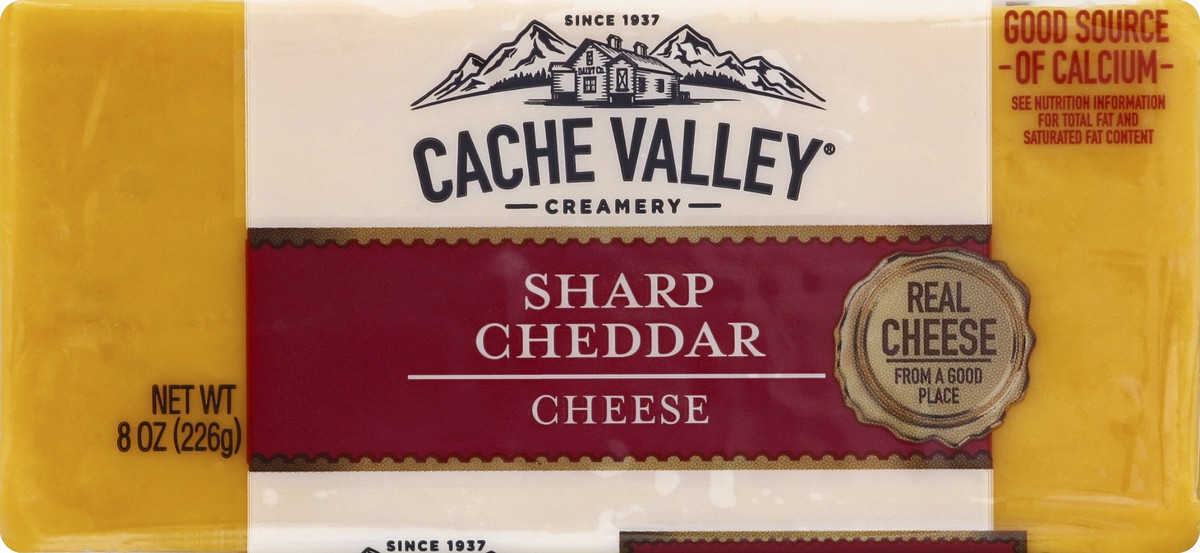 slide 1 of 5, Cache Valley Cheese 8 oz, 8 oz