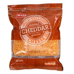 Weis Quality Mild Yellow Cheddar  Shredded Cheese