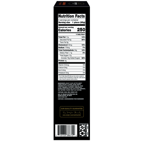 slide 22 of 29, FREDERIKS BY MEIJER Frederik's by Meijer Frozen Cinnamon Chip Liege Style Waffles, 9.1 oz