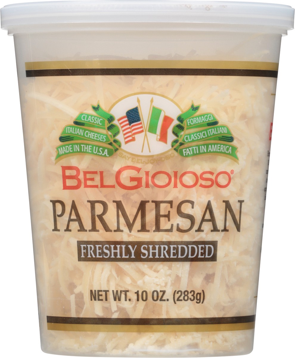 slide 1 of 14, BelGioioso Freshly Shredded Parmesan Cheese Cup, 10 oz