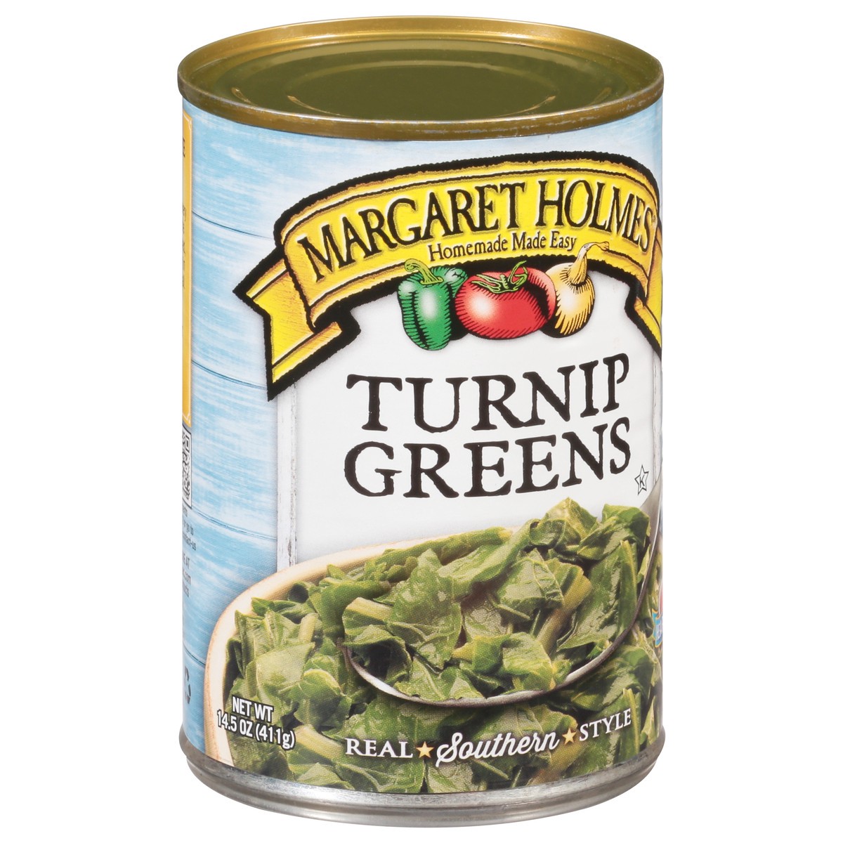 slide 4 of 9, Margaret Holmes Real Southern Style Turnip Greens 14.5 oz, 14.5 oz