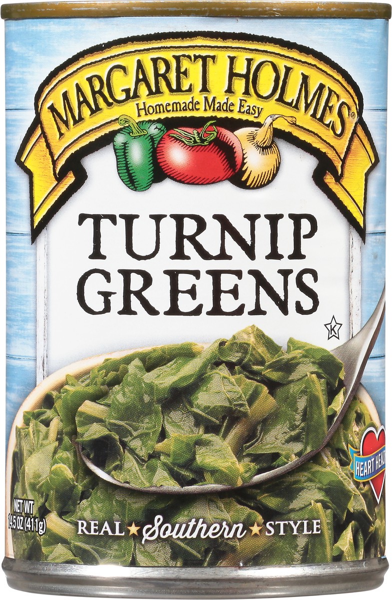 slide 7 of 9, Margaret Holmes Real Southern Style Turnip Greens 14.5 oz, 14.5 oz