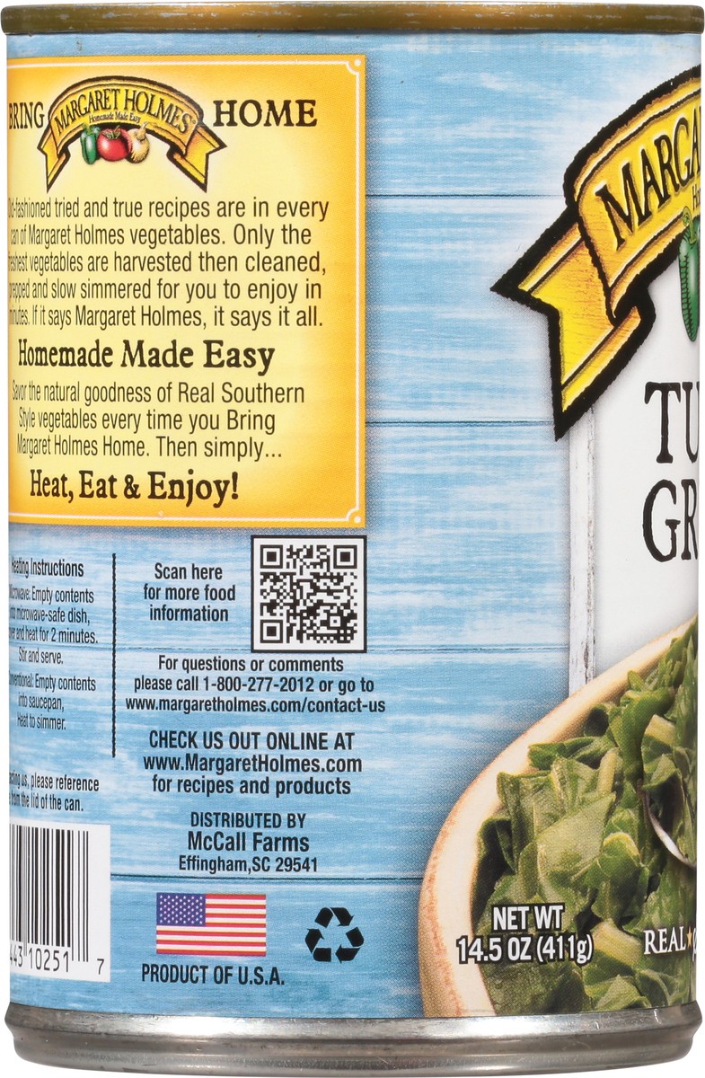 slide 6 of 9, Margaret Holmes Real Southern Style Turnip Greens 14.5 oz, 14.5 oz