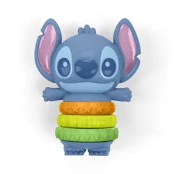 Bright Starts Disney Baby Stitch Twist-a-Stitch Fidget Toy with Textured Rings and Rattle Beads