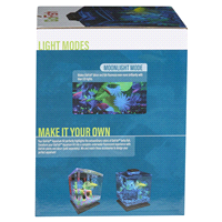 slide 11 of 29, Tetra GloFish Cube Aquarium Kit, 1.5 gal