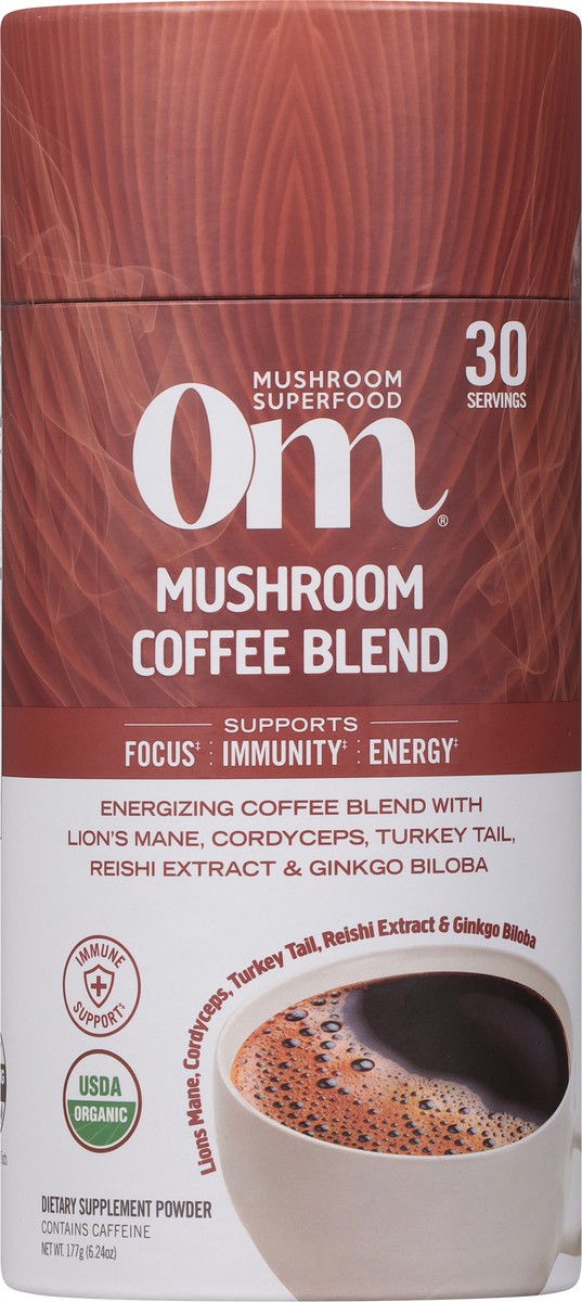 slide 12 of 14, Om Mushroom Coffee Blend- 6.24 oz, 1 ct