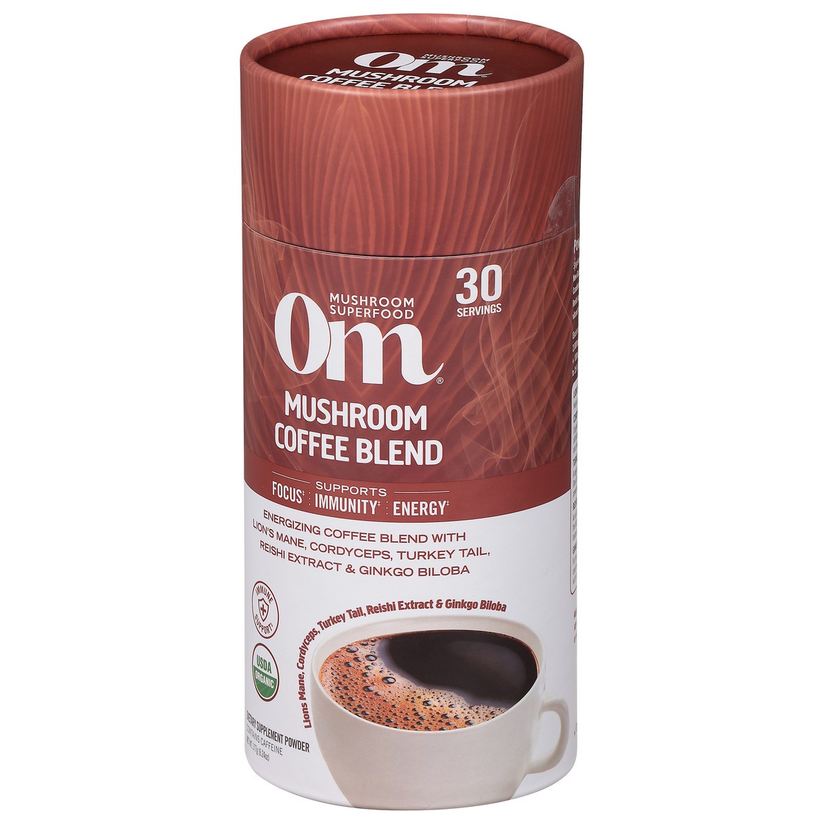 slide 5 of 14, Om Mushroom Coffee Blend- 6.24 oz, 1 ct