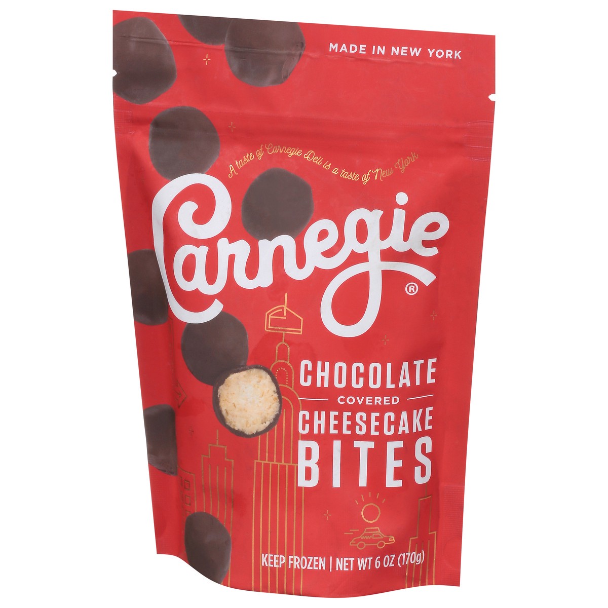 slide 8 of 9, Carnegie Chocolate Covered Cheesecake Bites 6 oz, 6 oz