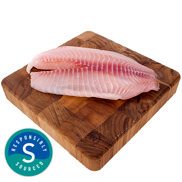 slide 1 of 1, Seafood Fresh All-Natural Tilapia Fillets, per lb