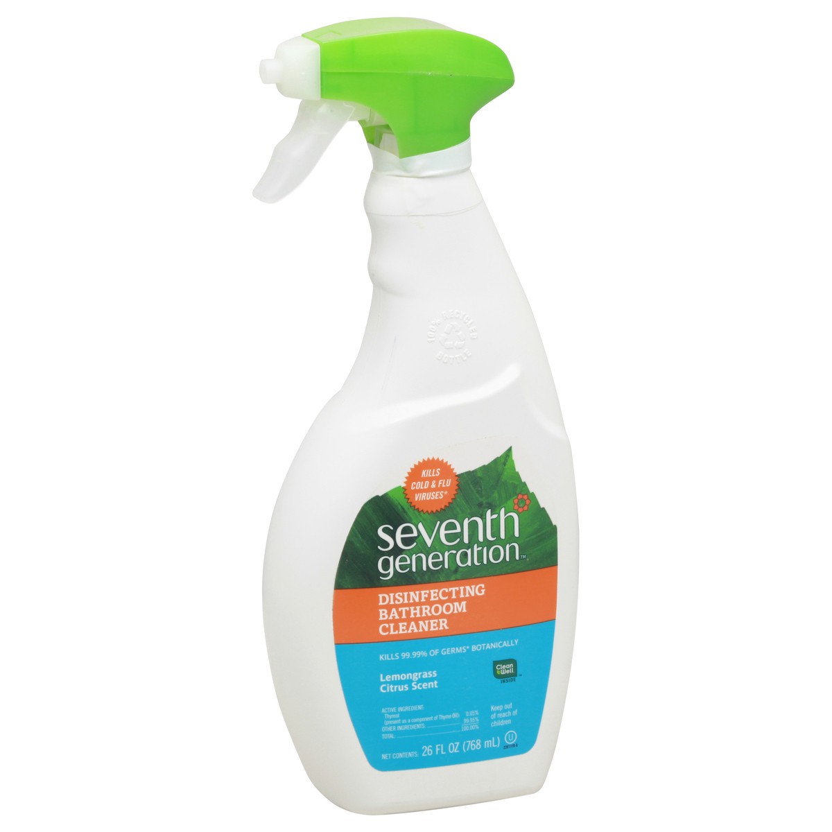 slide 7 of 9, Seventh Generation Disinfecting Spray Lemongrass Citrus, 26 oz, 26 oz