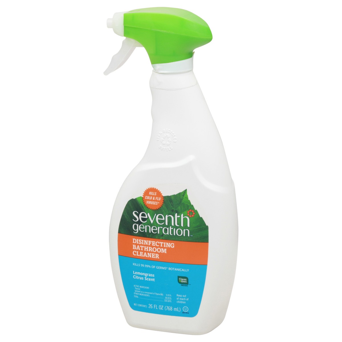 slide 3 of 9, Seventh Generation Disinfecting Spray Lemongrass Citrus, 26 oz, 26 oz