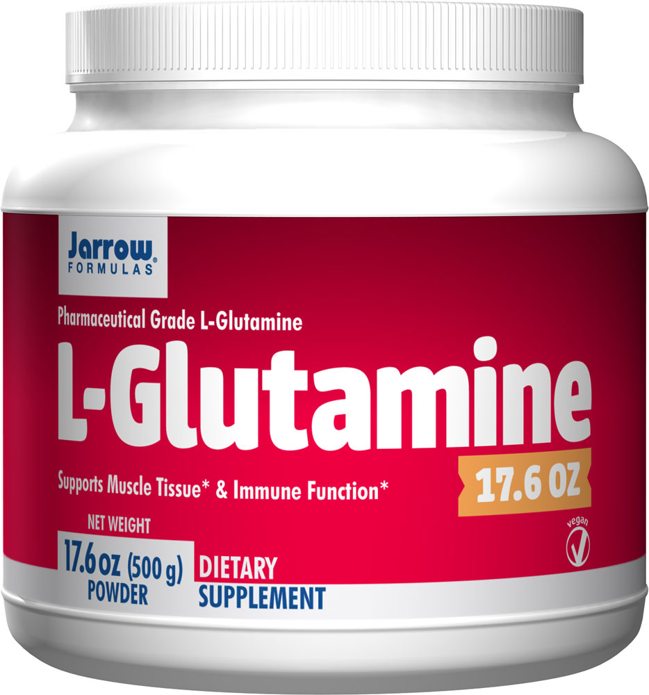 slide 1 of 1, Jarrow Formulas L-Glutamine, 17.6 oz