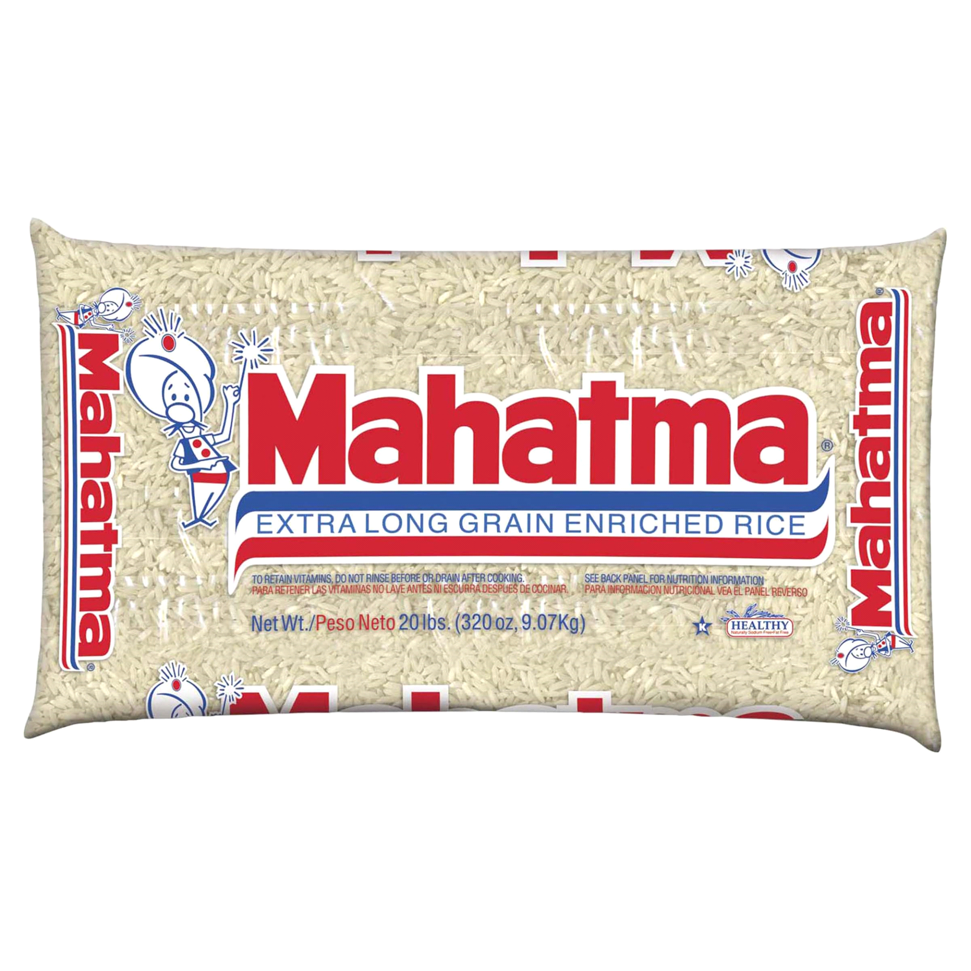 slide 1 of 9, Mahatma Rice, 20 lb