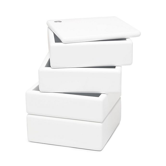 slide 1 of 2, Calvin Klein Walter 4-Tier Accessory Organizer - White, 1 ct