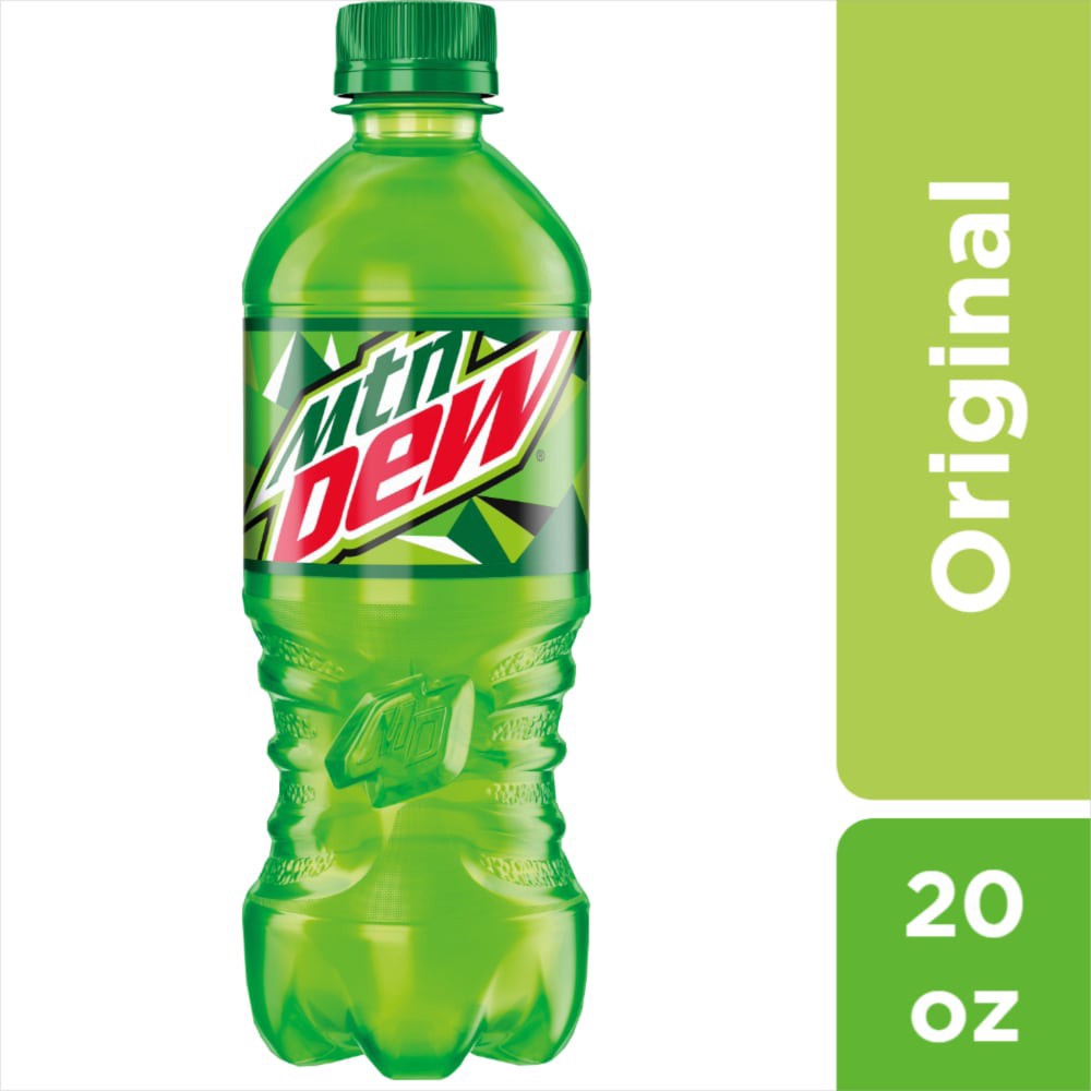 slide 1 of 2, Mountain Dew Citrus Soda Bottle, 20 fl oz