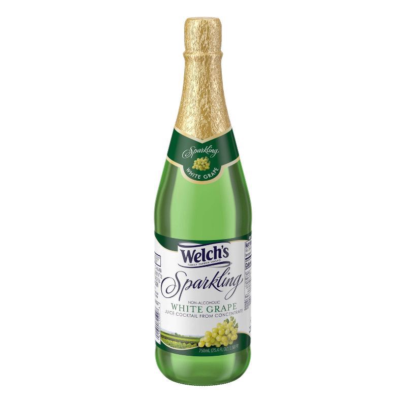 slide 1 of 11, Welch's Sparkling White Grape Juice - 25.4 fl oz Glass Bottles, 25.4 fl oz