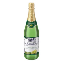 Welch's Non-Alcoholic Sparkling Juice Cocktail, White Grape, 25.4 Fl Oz Bottle