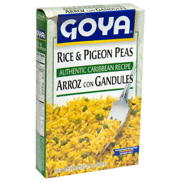 slide 1 of 1, Goya Rice & Pigeon Peas Mix, 7 oz