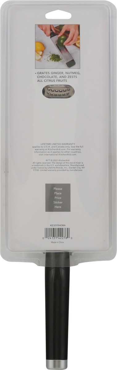 slide 5 of 9, KitchenAid KA Classic Etched Fine Grater Black, 1 ct