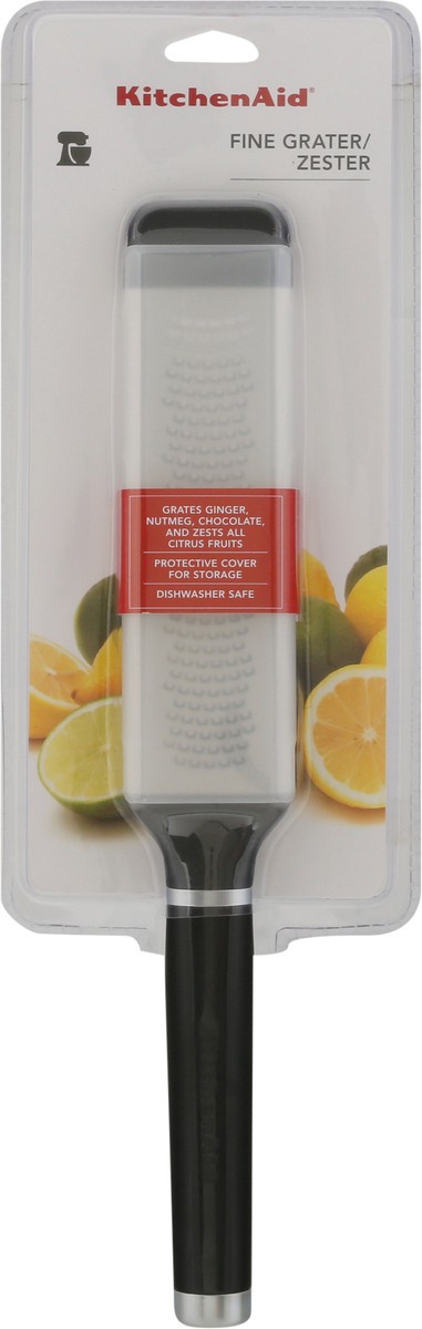 slide 6 of 9, KitchenAid KA Classic Etched Fine Grater Black, 1 ct
