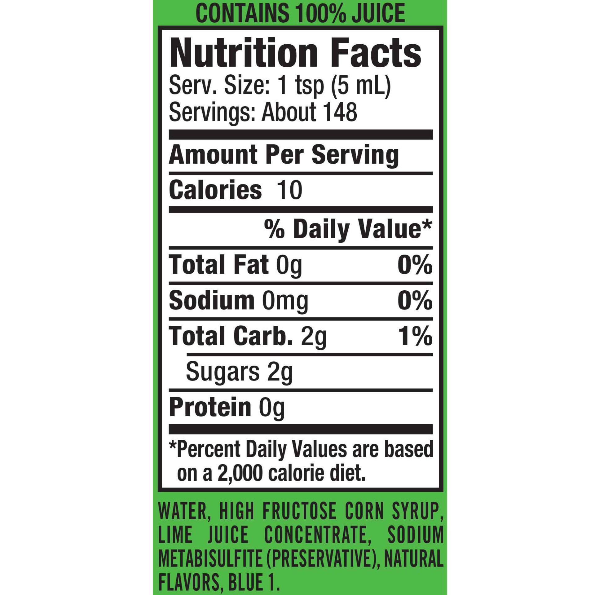 slide 2 of 2, Distributed Consumables 25oz. Roses Lime Juice, 25 fl oz