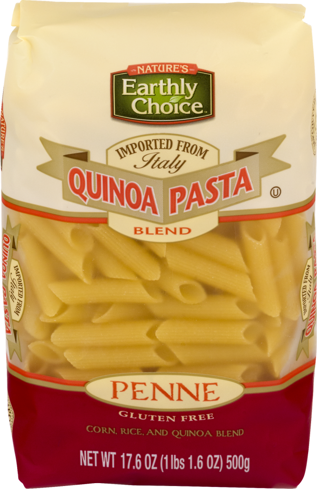 slide 1 of 5, Nature's Earthly Choice Quinoa Pasta Blend Penne, 17.6 oz