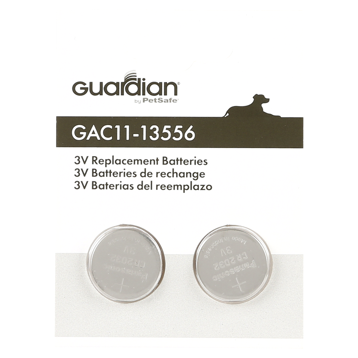 slide 1 of 2, Guardian 3 Volt Coin Cell Battery, 2 ct