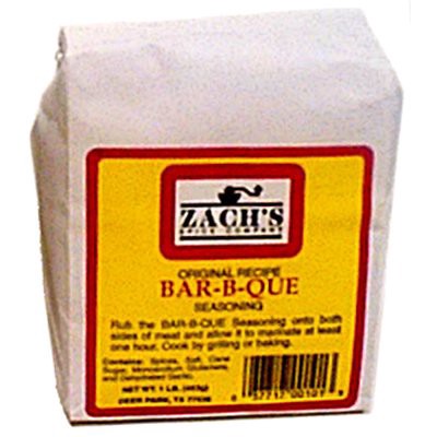 slide 1 of 1, Zach's Spice Co. Bar-B-Que Original Recipe, 6.5 oz