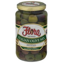 Flora Pitted Olive Mix 19.06 fl oz
