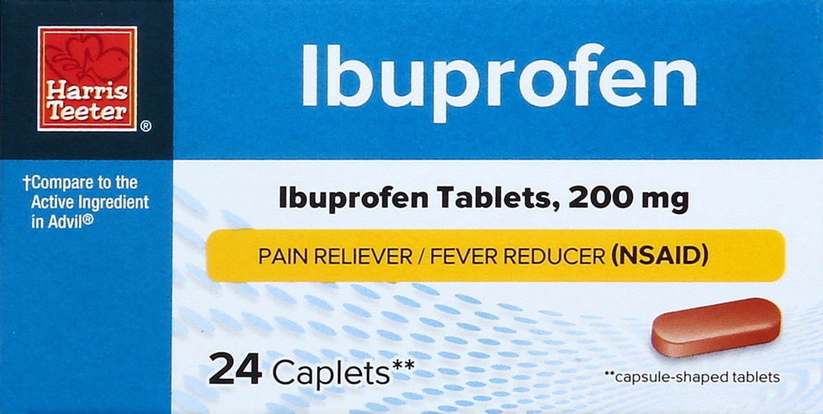 slide 2 of 4, Harris Teeter Ibuprofen Caplets, 24 ct