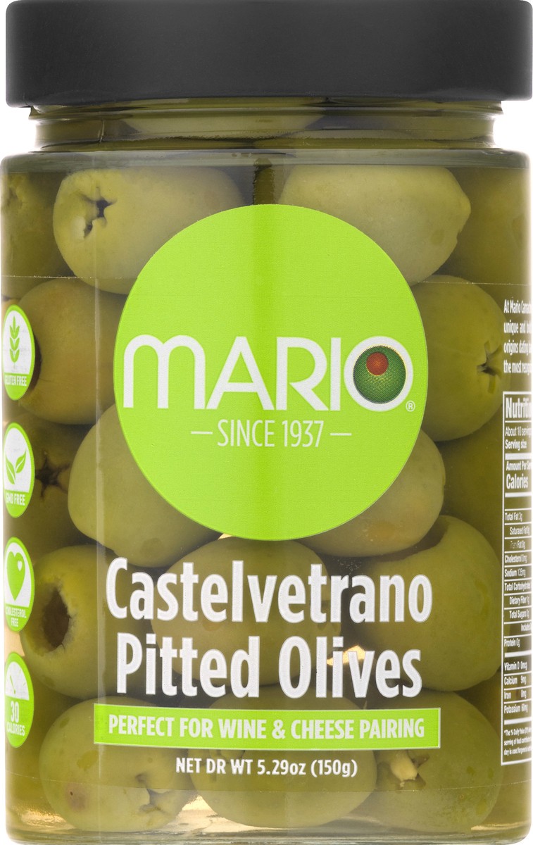 slide 8 of 12, Mario Castelvetrano Pitted Olives 5.29 oz, 5.29 oz